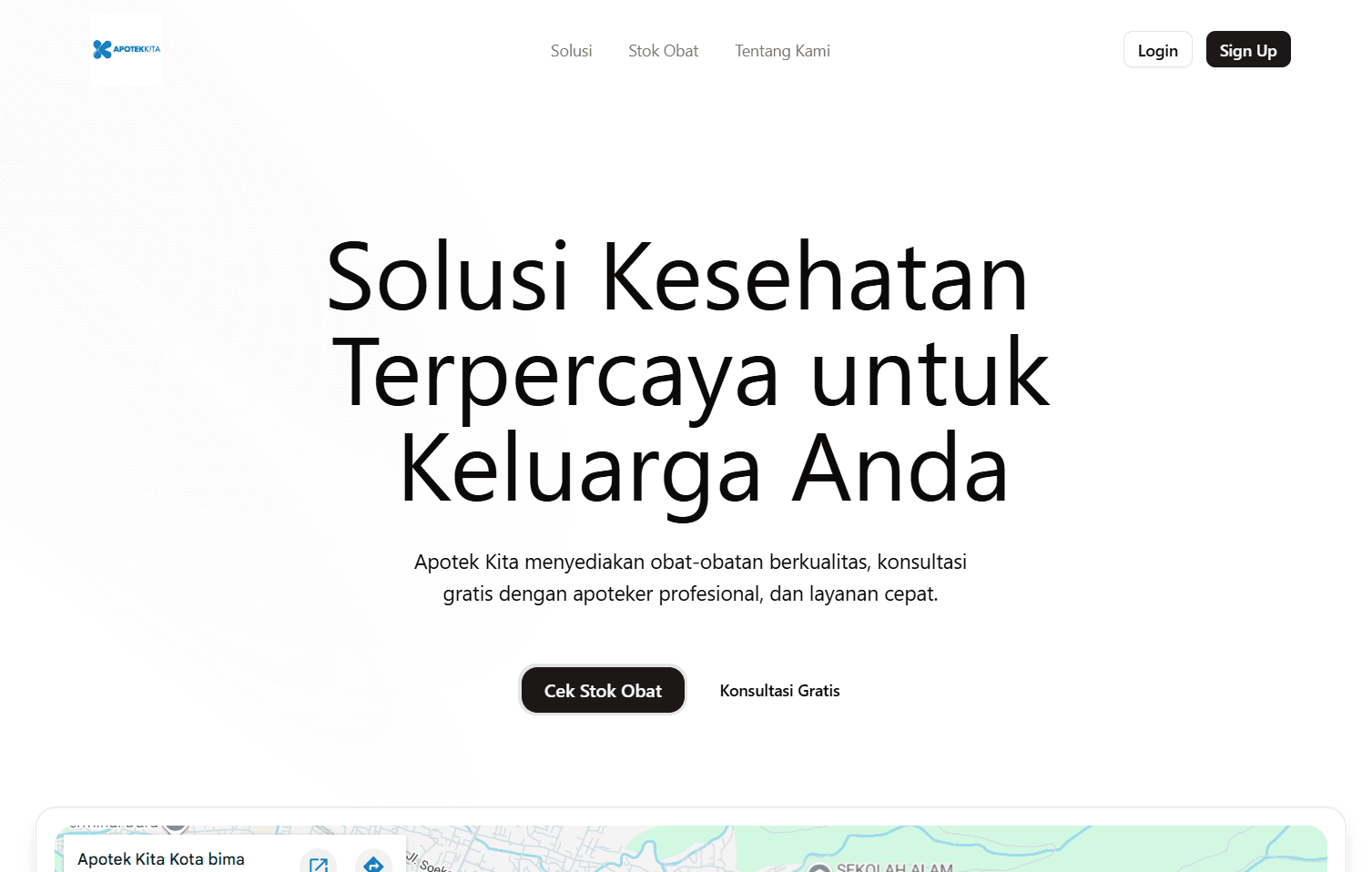 Website Apotek Kita preview 1